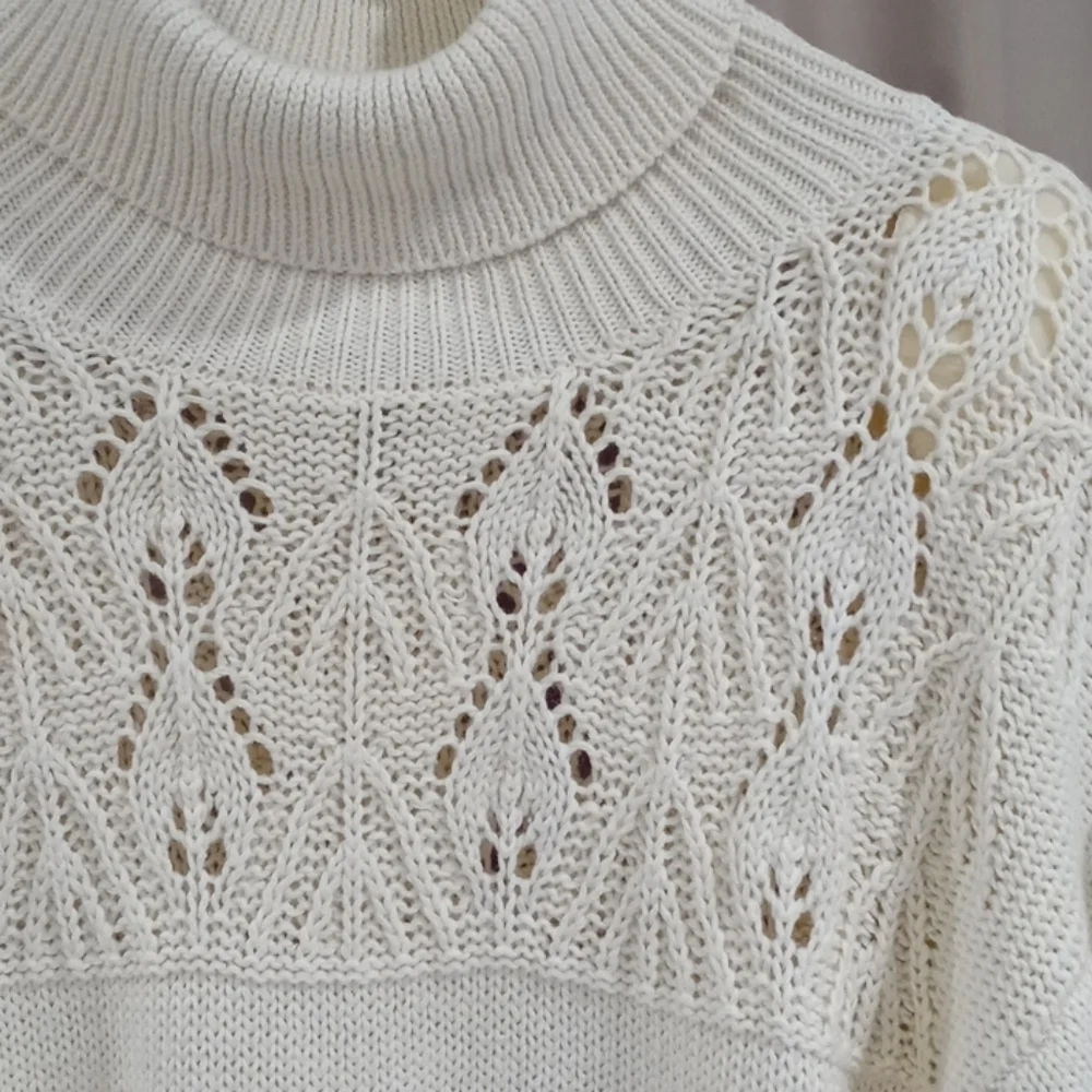 Vintage Fino Ramie heavy crochet swater la… - Picture 7 of 9